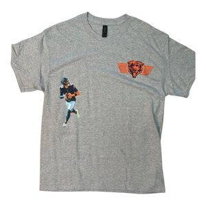 Caleb Williams bears Gray Sports Graphic T-Shirt